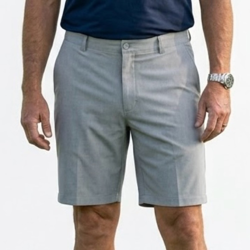 Peter Millar Shorts 38 Gray Shackleford Performance Hybrid Golf Summer
